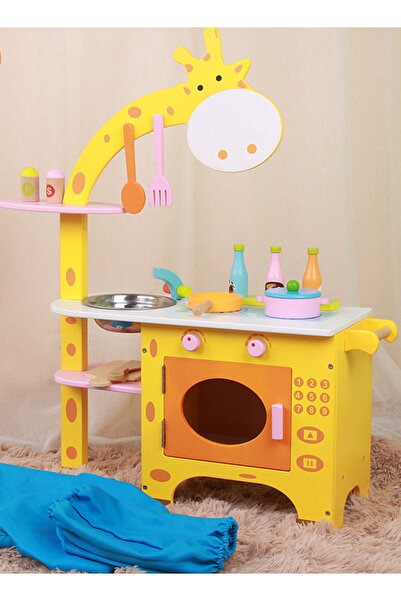 Ma Baby Pretend Play Kitchen for Toddlers with Realistic Design