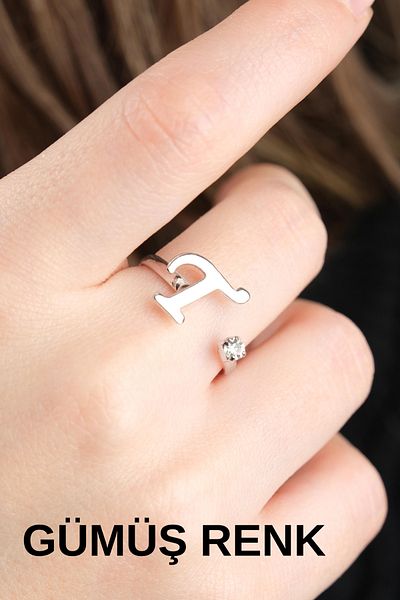 Jack Ferrero Silver Anti-Arroof Letter Ring