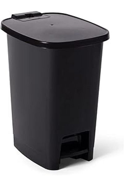 ebadi Ozn Collection Luxury Series Pedal 15 Liter Trash Can Black Oznstre 1094633