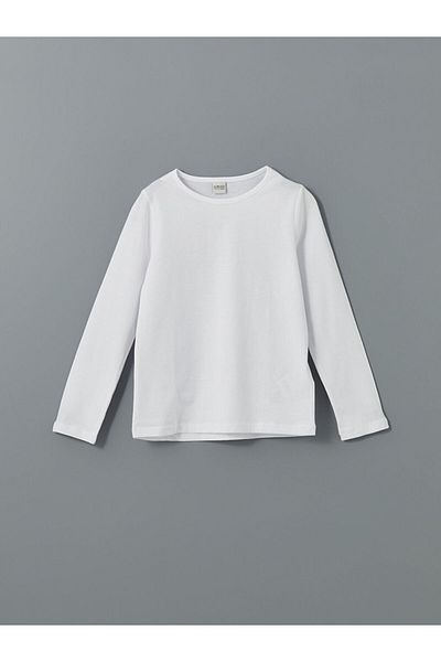 LC Waikiki Tricou pentru fete cu gât crew de sezon nou - S5KY23Z4