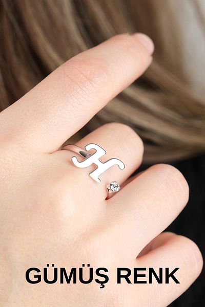 Jack Ferrero Silver Anti-Arroof Letter Ring