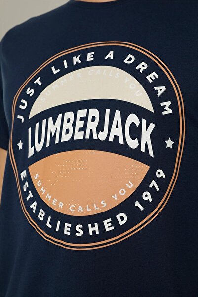 lumberjack Μπλουζάκι με λογότυπο Ct1139 Island 2fx