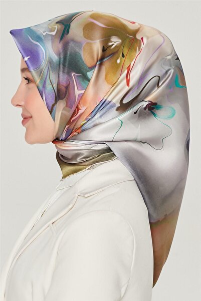 Armine Özel Nostalji Serisi Twill İpek Eşarp Modelleri 8527D-80