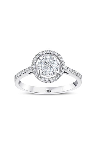 Ariş 0.51 Karat Effect Markiz Pırlanta Yüzük