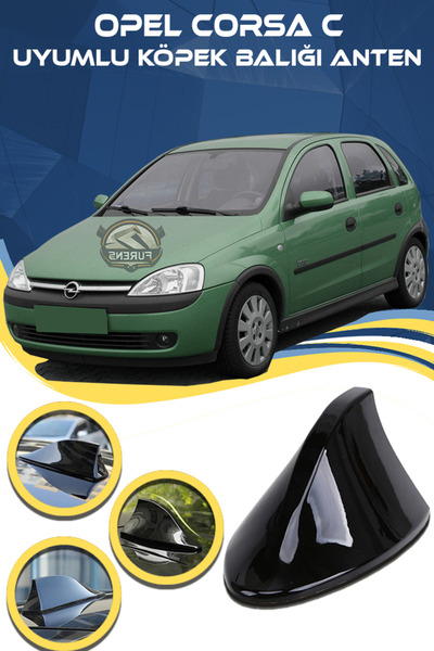 Genel Markalar Opel Corsa C Uyumlu Oto Balık Sırtı Anten Elektrikli Köpekbalı...
