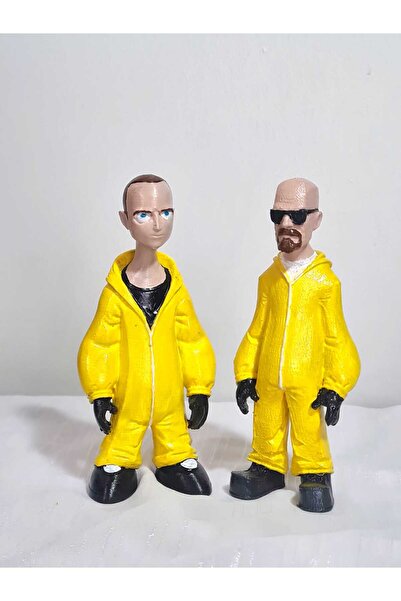 eselya 3d Breaking Bad Set/ Figür/ Jessie Pinkman/walter White/fanart