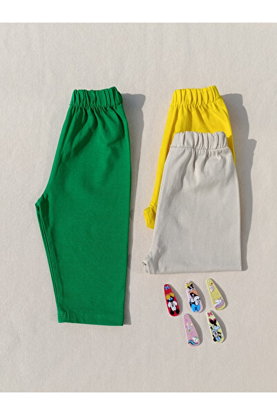 siyalife Κοριτσίστικο Basic Κολάν Capri 3 τεμαχίων μέχρι το γόνατο