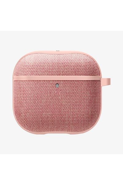 Spigen Urban Fit designed for AirPods 4 case cover (2024) Premium Fabric with Carabiner - Rose Gold