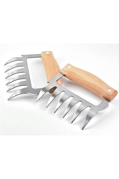 AKDC مجموعة مخالب اللحوم: مخالب الدب للشواء مع مقابض خشبية لتقطيع لحم الخنزير...