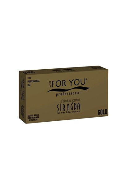 More For You Bitkisel Kalıp Sir Ağda Gold ( Altın) 500 ml