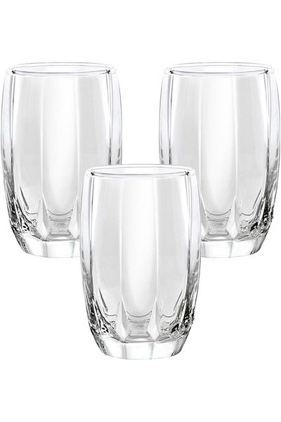 Ocean Jubilee Hi Ball Glass Set, 3 pcs, 335 ml: Mocktail, Highball, Beverage, Water Glasses.