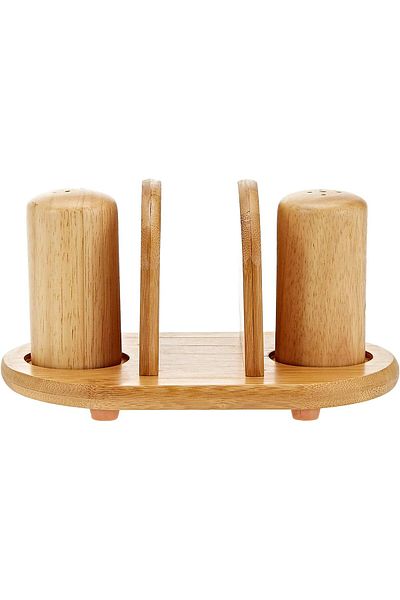 Harmony napkin holder with salt & pepper shaker set 19.5x12.7x11cm y-807