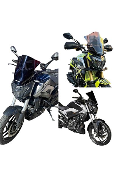 Bajaj Dominar 250 / 400 2017-26 Uyumlu Kısa Ön Cam Füme