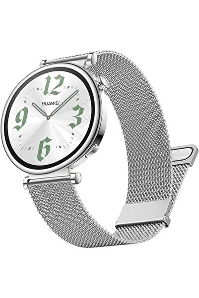 UnDePlus Huawei Watch GT 6/5/4 41mm -GT 5 Pro 42mm (18mm uyumlu) Kordon Çift Mıknatıslı Milano Loop Metal Kor