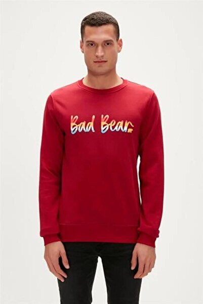Bad Bear Manuscrıpt Crewneck Erkek Sweatshırt