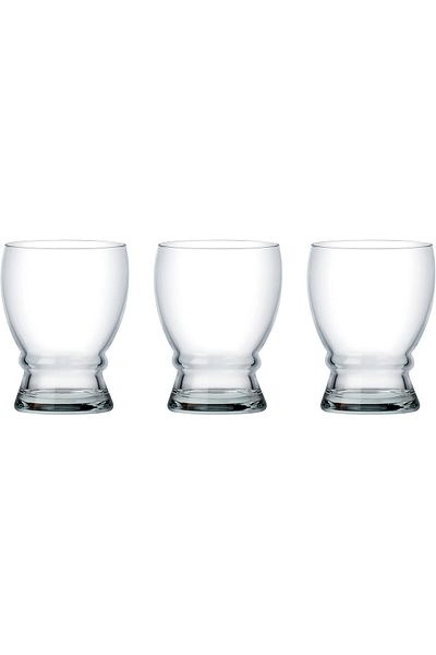 Ocean Hansa Rock Glass, 300 ml, Set of 3: Double Rock, Water, Whiskey, Old Fashioned Glasses.