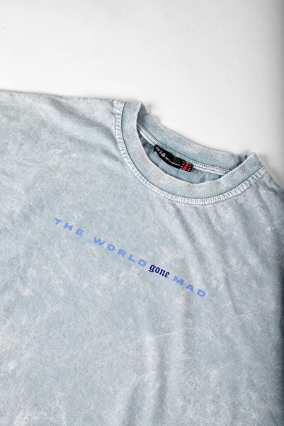 Sokak Butik Μπλουζάκι με στάμπα Phobia Back White Washable Unisex Oversize