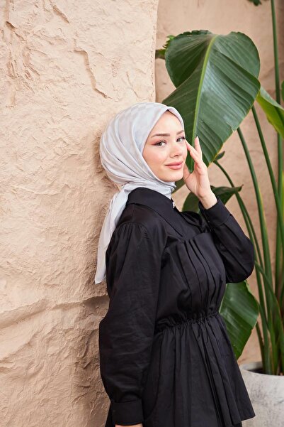 İpekhan Καρό Ζακάρ Κασκόλ Ασημί Γκρι 9900-07