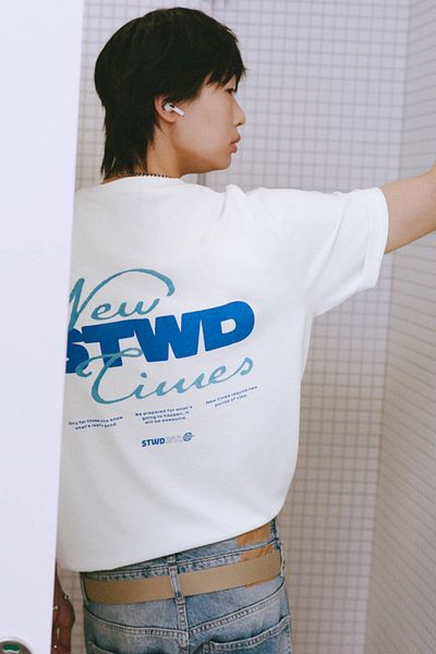Pull & Bear Basic STWD graphic T-shirt