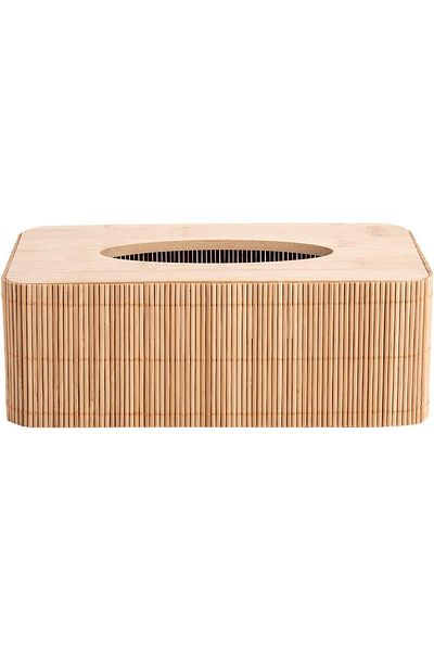 AKDC Wooden Tissue Box 13Cm X 23Cm X 8Cm Brown