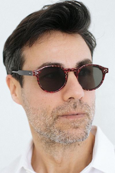 Bilge Karga Marja Red Black Men's Sunglasses