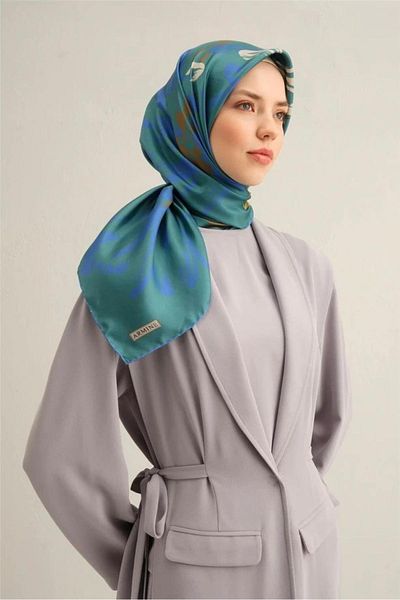 Armine Armi̇ne Twill Silk Scarf 2025 Summer Season 9322D02-37
