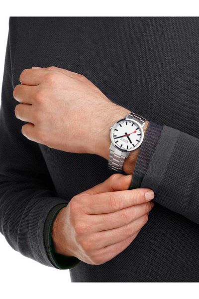 MONDAINE Mens Watch A660.30360.11sbj, Quartz, 40mm, 5atm