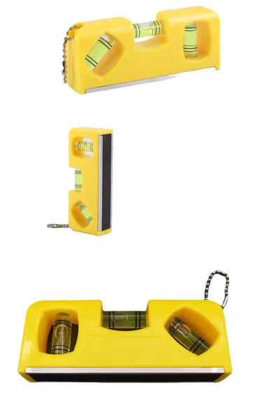 Janva Cep Tipi Mini Su Terazisi Kırmızı Mıknatıslı Su Terazisi 10x4 cm