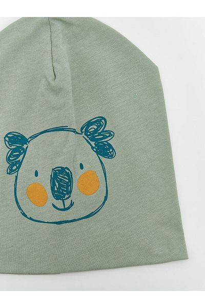 LC Waikiki New Season Printed Baby Boy Beanie 2 Pack - S5Ln44Z1