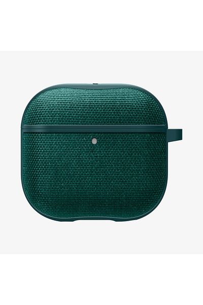 Spigen Urban Fit for AirPods 4 case cover (2024) Premium Fabric with Carabiner - Midnight Green