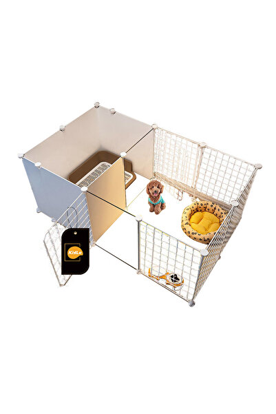 KidLe سياج للكلاب الأليفة، بيت للكلاب، سياج داخلي للكلاب الصغيرة