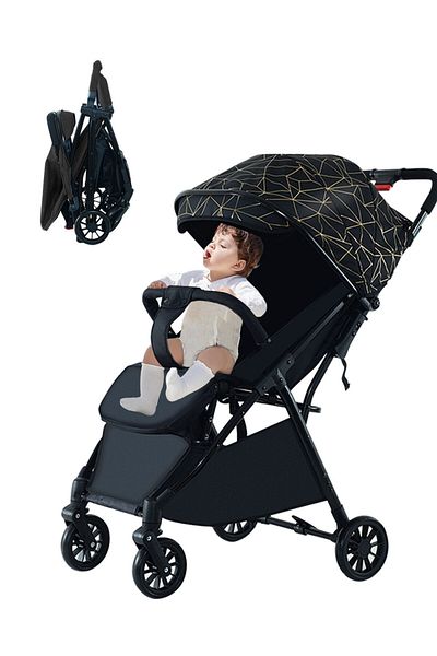 Ma Baby Auto Baby Stroller, Can Sit And Lie, Lightweight Single Stroller,Portable Pram