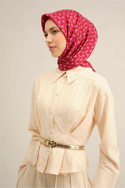 Armine Armi̇ne Twill Silk Scarf 2025 Summer Season 9321D02-82