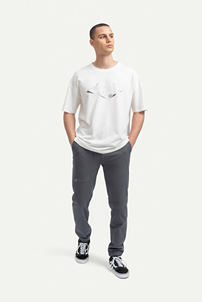 KAFT Unisex Oversize Design T-Shirt - Χαρτί εδάφους