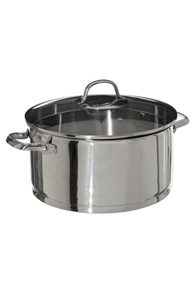 Five Simply Smart Resilience Stainless Steel Stew Pot with Lid 24cm