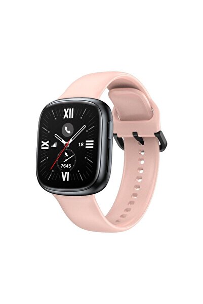 UnDePlus Honor Watch 4 Kordon Spor Silikon Kordon Mix Rose Gold