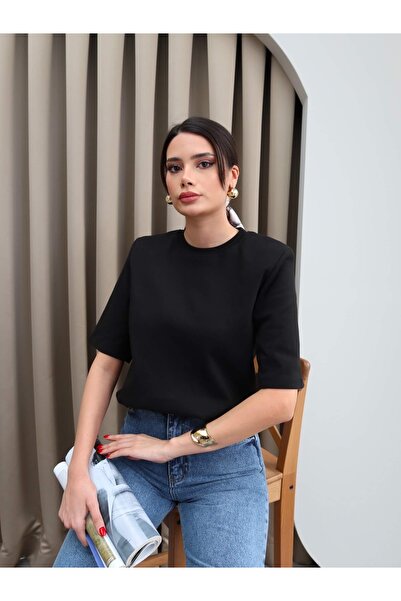 ESRAHELVACI Padded Short Sleeve Tshirt