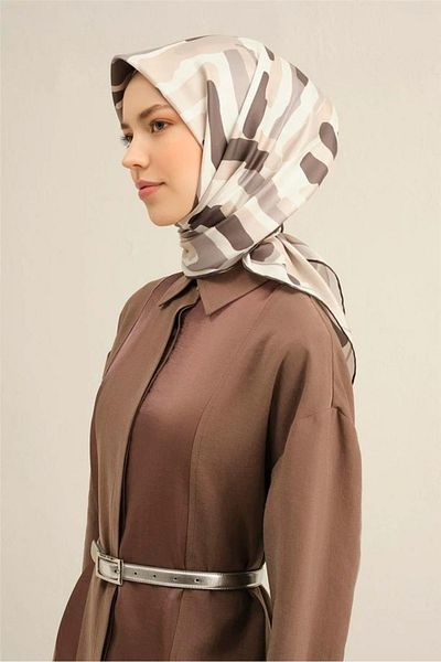Armine Armi̇ne Twill Silk Scarf 2025 Summer Season 9303D02-82