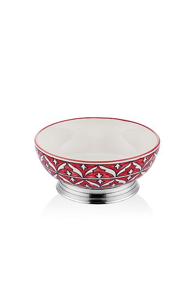 The Mia وعاء سلطة كورالو أحمر 25x25x11 سم CRL0014