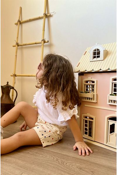 DİVİSTA Pantaloni scurți unisex pentru copii cu modele multicolore