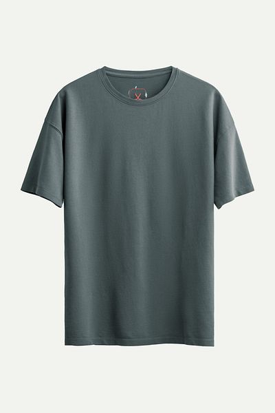 KAFT Unisex Oversize/ Relax Fit Basic T-Shirt - Στορμ