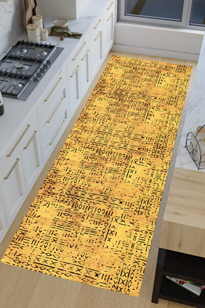 Charmbi Sangu Mutfak Halısı – Kaymaz Taban Makinede Yıkanabilir Antialerjik L...