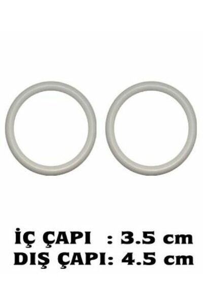 miraylahobi حلقة بلاستيكية للبدء رقم: 4 (4.5 سم) 20 قطعة