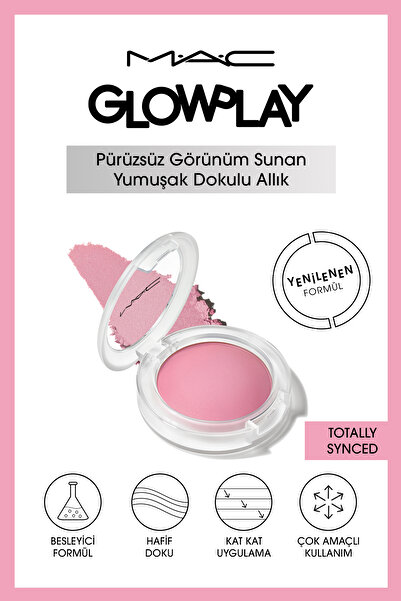 M.A.C Glow Play Yumuşak Dokulu Kat Kat Uygulanabilen Allık Totaly Synced 7.3 G