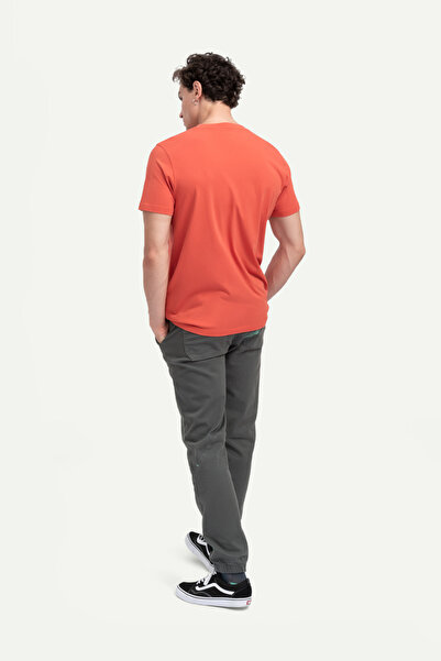 KAFT Unisex Regular Fit Basic T-Shirt - Coral