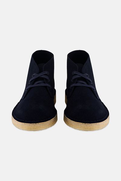 CLARKS Men Standard Desert Coal Lace Up Casual Shoes, Navy