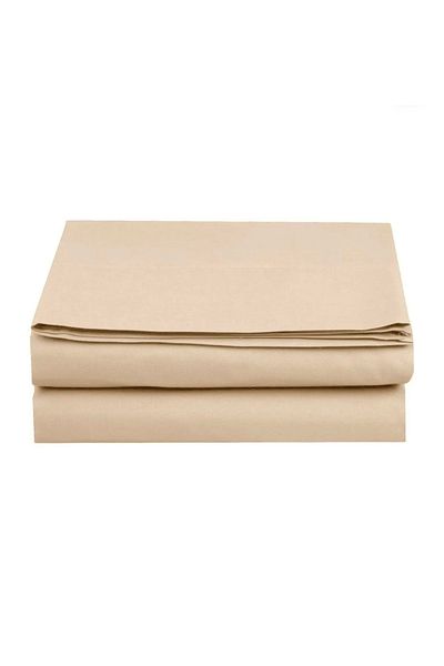Demya Home Двоен памучен плосък чаршаф 260x240 см