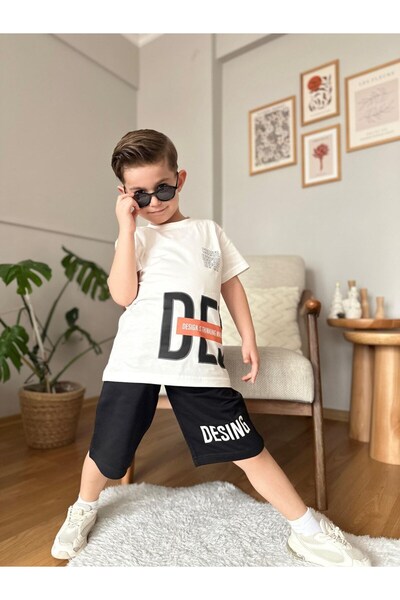 Yavrumsa Dizajnirani set konobara sa dvostrukim printom, 2 komada