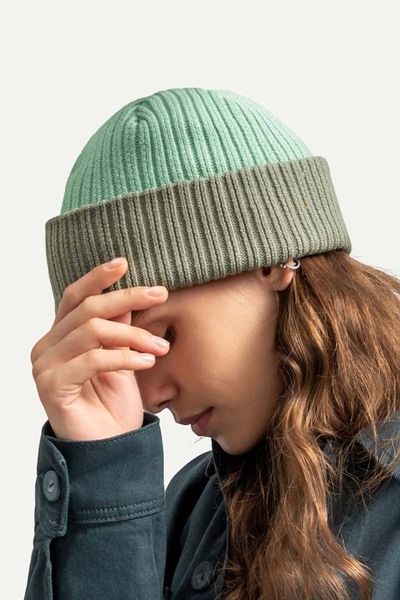 KAFT Unisex Bere - Kleurendok - Mint