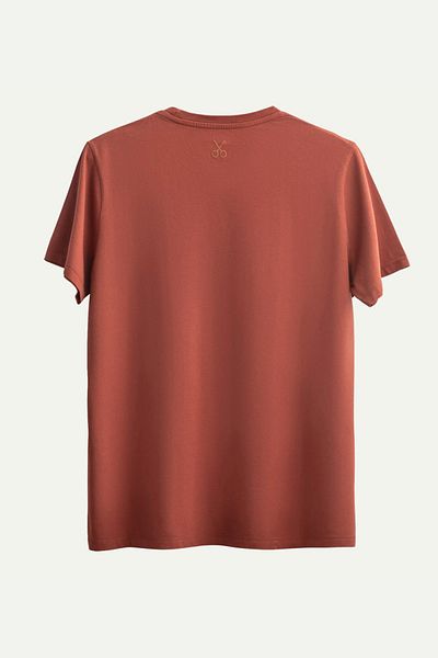 KAFT Unisex Basic T-Shirt Regular Fit - Brick